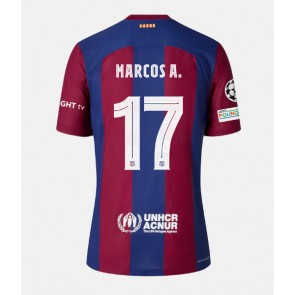 Barcelona Marcos Alonso #17 Hjemmebanetrøje 2023-24 Kort ærmer